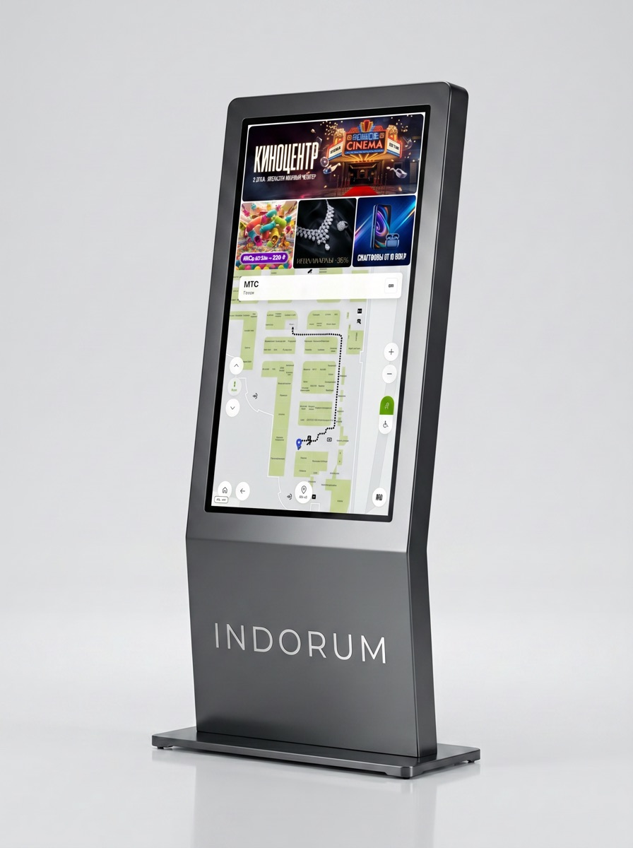 INDORUM Steel — металлический сенсорный терминал